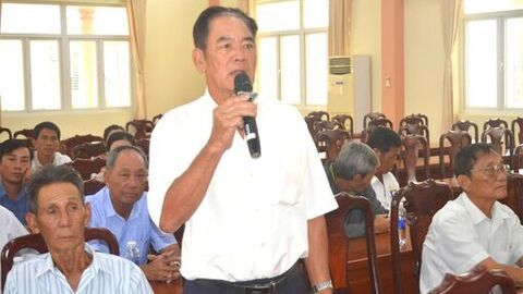 Đối thoại chính sách ưu đãi người có công tại xã An Minh