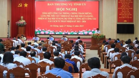 Công tác phòng, chống tham nhũng, lãng phí, tiêu cực và cải cách tư pháp được đạt nhiều kết quả quan trọng