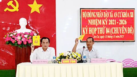 HĐND xã An Cư triệu tập kỳ họp lần thứ 4