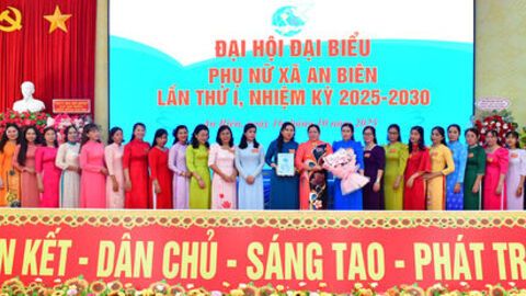 Đại hội đại biểu Hội Liên hiệp Phụ nữ xã An Biên lần thứ I