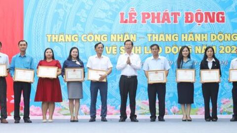 An Giang phát động tháng công nhân và tháng hành động về an toàn, vệ sinh lao động năm 2026
