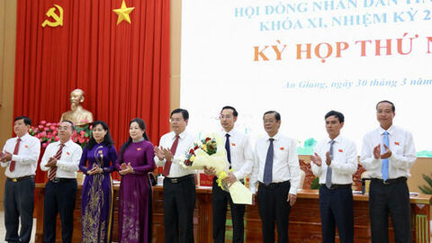 Đồng chí Nguyễn Thanh Nhàn tái đắc cử Chủ tịch HĐND tỉnh An Giang 