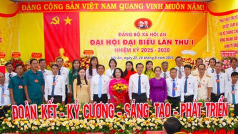 Đồng chí Nguyễn Thị Minh Kiều giữ chức Bí thư Đảng ủy xã Hội An nhiệm kỳ 2025 - 2030