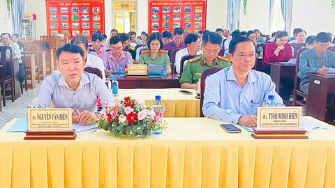 Xã Phú Hòa sơ kết một năm thực hiện vận hành mô hình chính quyền địa phương hai cấp