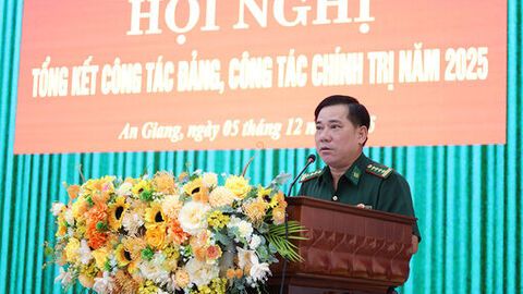 Bộ đội Biên phòng An Giang tổng kết công tác Đảng, công tác chính trị năm 2025