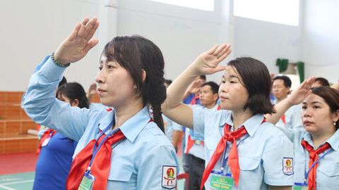 145 trại sinh tham gia huấn luyện kỹ năng, nghiệp vụ công tác Đội