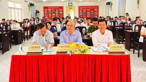 Ban Thường vụ Đảng ủy xã Phú Hòa được xét phân loại “Hoàn thành xuất sắc nhiệm vụ”