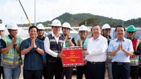 Phó Thủ tướng Thường trực Chính phủ Phạm Gia Túc kiểm tra tiến độ thi công các công trình phục vụ APEC 2027