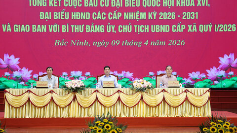 Bắc Ninh: Khen thưởng tập thể, cá nhân có thành tích xuất sắc trong công tác bầu cử