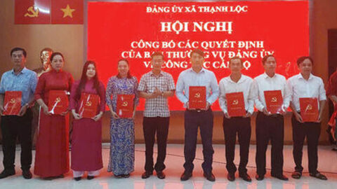 Xã Thạnh Lộc giảm từ 24 còn 20 ấp