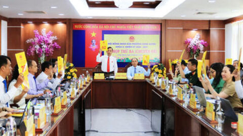 HĐND phường Long Xuyên thông qua đề án sắp xếp các khóm và kiện toàn nhân sự 
