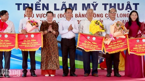 An Giang có 3 tác giả đoạt giải mỹ thuật khu vực đồng bằng sông Cửu Long