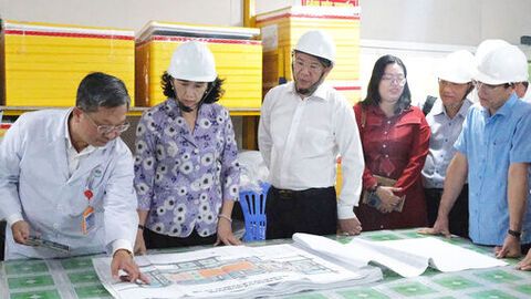 Khảo sát tiến độ xây dựng Bệnh viện Ung bướu Kiên Giang quy mô 400 giường bệnh 