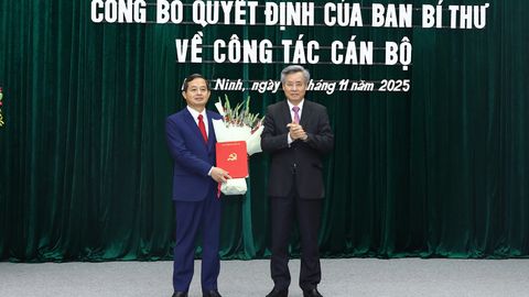 Đồng chí Phạm Hoàng Sơn được Trung ương điều động, chỉ định giữ chức Phó Bí thư Tỉnh ủy Bắc Ninh nhiệm kỳ 2025 - 2030