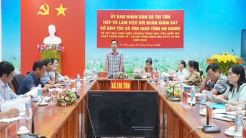 Giám sát việc thực hiện Chương trình mục tiêu quốc gia phát triển kinh tế - xã hội vùng đồng bào dân tộc thiểu số và miền núi