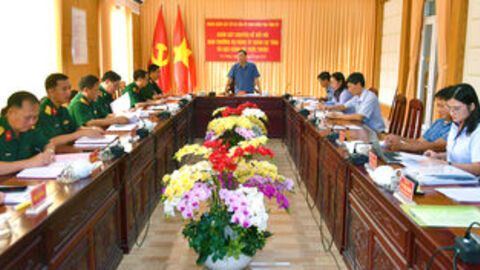 Ủy ban Kiểm tra Tỉnh ủy An Giang giám sát chuyên đề Ban Thường vụ Đảng ủy Quân sự tỉnh