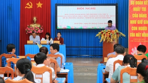 Phường Bình Đức triển khai nhiệm vụ trọng tâm quý II/2026