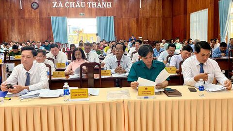 Kỳ họp cuối năm 2025 HĐND xã Châu Thành khóa I