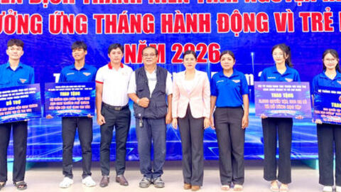 Hơn 740 triệu đồng thực hiện công trình thanh niên và an sinh xã hội tại xã Tri Tôn