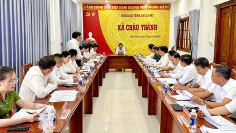 Châu Thành hội nghị Ban chấp hành Đảng bộ xã