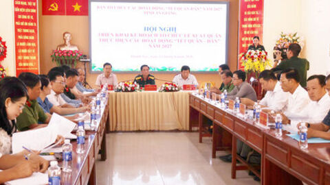 Lễ xuất quân thực hiện các hoạt động Tết Quân - Dân năm 2027 dự kiến diễn ra sáng 19/6 