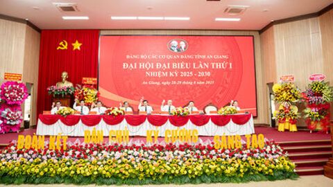 Đại hội đại biểu Đảng bộ Các cơ quan Đảng tỉnh An Giang nhiệm kỳ 2025 - 2030 diễn ra phiên trù bị