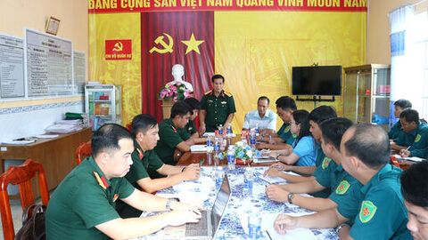 Kiểm tra phong trào Thi đua quyết thắng tại xã Cần Đăng