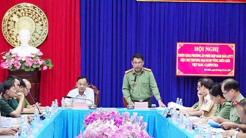 Đảm bảo an ninh trật tự Hội chợ Thương mại OCOP vùng biên giới Việt Nam - Campuchia