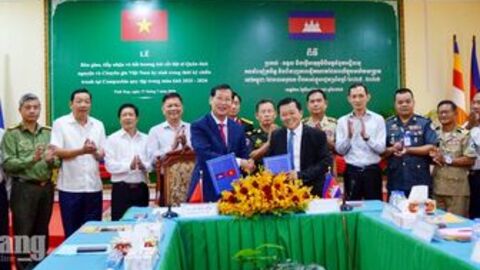 An Giang hồi hương 12 hài cốt liệt sĩ từ tỉnh Kep