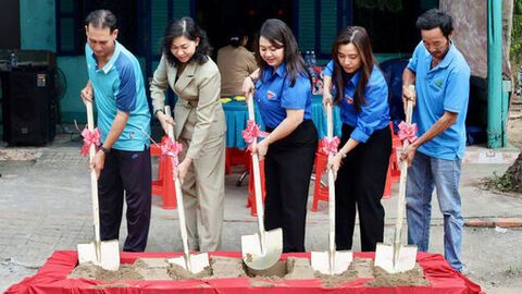 Tỉnh đoàn An Giang khởi công xây nhà Nhân ái cho đoàn viên