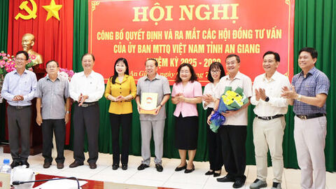Thành lập 3 hội đồng tư vấn của Ủy ban MTTQ Việt Nam tỉnh An Giang