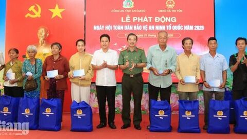 Công an tỉnh An Giang phát động Ngày hội toàn dân bảo vệ an ninh Tổ quốc năm 2026