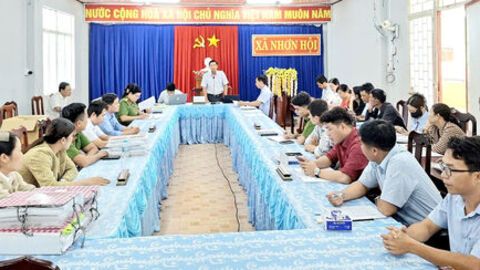 Sở Nội vụ tỉnh An Giang giám sát việc cập nhật thông tin người lao động tại 5 xã