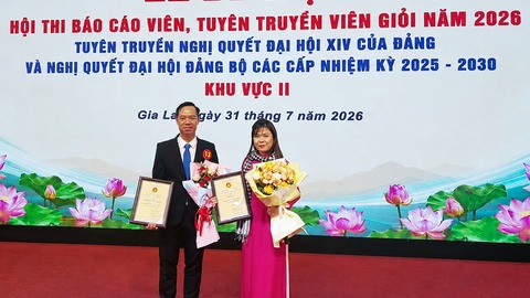 An Giang đoạt 1 giải ba, 1 giải khuyến khích tại Hội thi báo cáo viên khu vực II