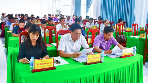 Vĩnh Thạnh Trung tập trung tinh gọn bộ máy