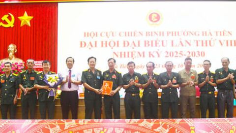 Đại hội đại biểu Hội Cựu chiến binh phường Hà Tiên lần thứ VIII