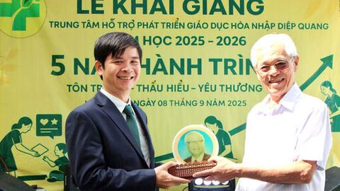 Lễ khai giảng đặc biệt ở ngôi trường giáo dục hòa nhập