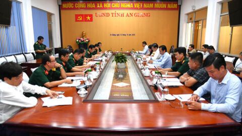 Quân khu 9 làm việc với UBND tỉnh An giang về công tác quản lý, sử dụng đất quốc phòng