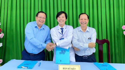 Trung tâm Y tế Tịnh Biên vận hành hệ thống thanh toán không dùng tiền mặt