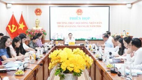 Thường trực HĐND tỉnh An Giang cho ý kiến một số nội dung quan trọng 