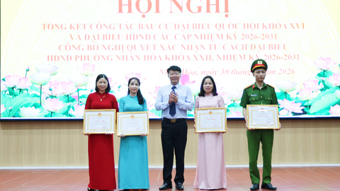 Xã Nhân Hòa tổng kết công tác bầu cử đại biểu Quốc hội và đại biểu HĐND các cấp