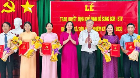 Bổ sung 10 đồng chí vào Ban Chấp hành xã Sơn Kiên 