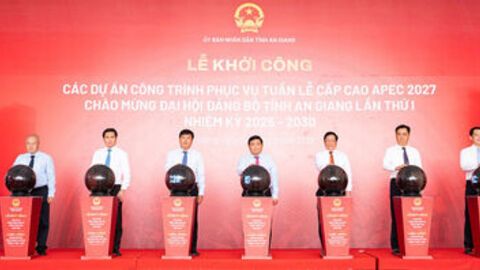 An Giang khởi công, khởi động 10 dự án phục vụ Tuần lễ cấp cao APEC 2027