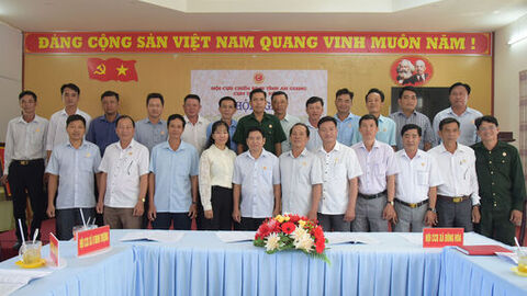 Hội Cựu chiến binh Cụm số 5 ký kết giao ước thi đua