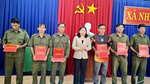 Nhơn Hội thành lập 12 tổ bảo vệ an ninh, trật tự ở cơ sở