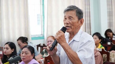 Cử tri phường Rạch Giá kiến nghị nhiều vấn đề với ứng cử viên đại biểu Quốc hội