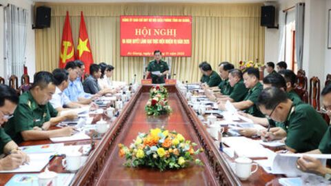 Bộ đội Biên phòng tỉnh An Giang ra nghị quyết lãnh đạo thực hiện nhiệm vụ năm 2026