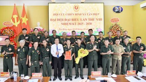 Đại hội đại biểu Hội Cựu chiến binh xã Tân Hiệp nhiệm kỳ 2025 - 2030 