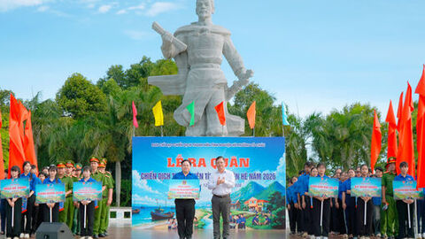Đoàn phường Tô Châu ra quân Chiến dịch “Thanh niên tình nguyện hè” năm 2026