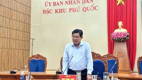 Phó Chủ tịch UBND tỉnh An Giang Ngô Công Thức kiểm tra tiến độ thực hiện các công trình phục vụ Hội nghị cấp cao APEC 2027